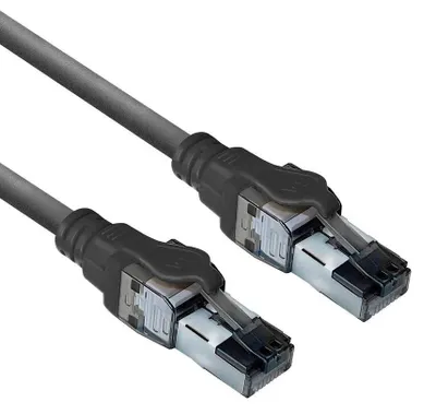 Zdjęcie produktu dla ACT FB4902, 2 m, Cat6a, S/FTP (S-STP), RJ-45, RJ-45, Czarny