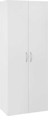 Produktbild von Schrank - Weiß - 70 x 185 x 40 cm - 5 Einlegeböden