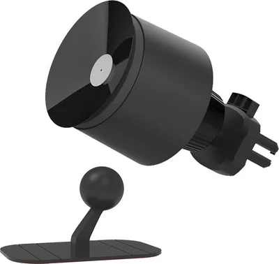 Image de Support de téléphone à ventouse pour voiture Support de smartphone à trou d'air pour véhicule Noir