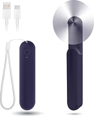 Produktbild von Venforze Mini Handheld-Lüfter tragbares stiller wiederaufladbarer 3-Geschwindigkeits-Einstellungen [12-24 Stunden Verwendung] USB-Taschenreisen, Home