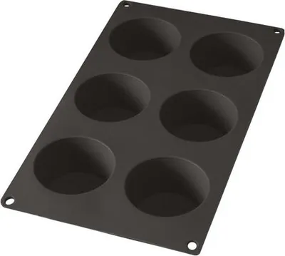 Produktbild von Lékué 880780, Muffin mould, Rechteckig, 0,12 l, -60 °C, 220 °C, Schwarz