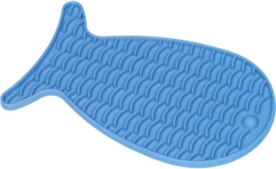 Obrázek produktu pro Nobby Silikonová podložka na svačinu "Ryba" 23 x 13,5 cm modrá