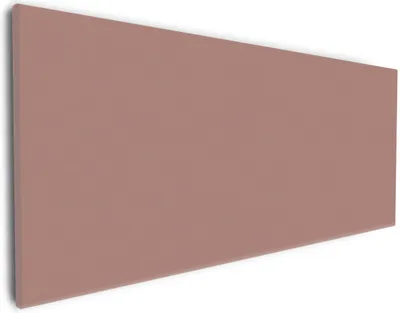 Produktbild von Wallario Premium Leinwandbild Pastellpink in Größe 30 x 75 cm