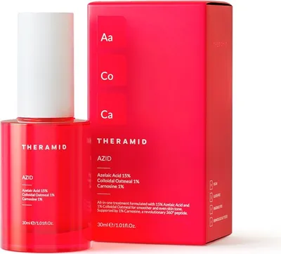 Produktbild von THERAMID Azid 30 ml – Rozjaśniająca terapia z kwasem azelainowym 15% zmniejszająca zaczerwienienia