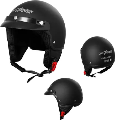 Produktbild von Jethelm für Motorrad und Roller ECE 22-06 SonicMoto Schwarz Matt L