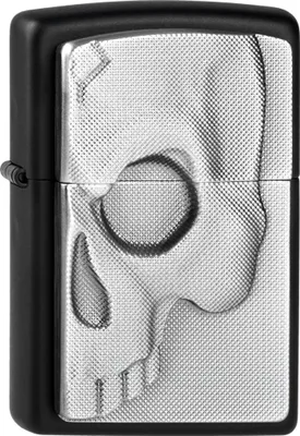 Produktbild von Zippo Feuerzeug Half Skull Emblem 2003985