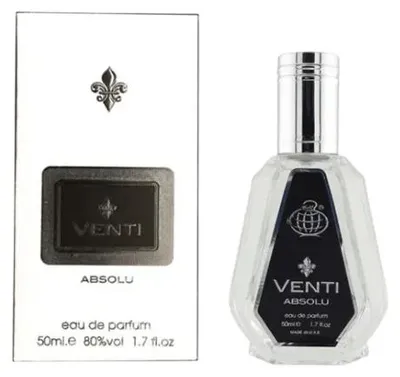 Obrázok produktu pre Fragrance World, Venti Absolu, Parfémová voda, pre mužov, 50 ml