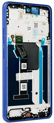 Obrázek produktu pro Displej LCD s rámečkem pro telefon Motorola Moto G56 5G, barva: modrá