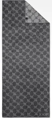 Produktbild von JOOP! Saunatuch Classic Cornflower 1611 Farbe anthrazit Größe 80x200 cm AL