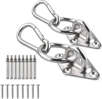 Produktbild von Indoor-Outdoor-Hangmat-Set, 2-teilig, RVS, Heavy Duty