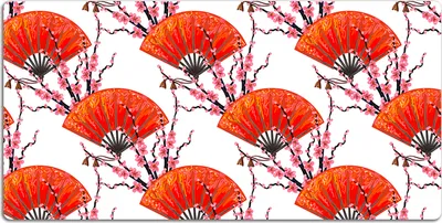Produktbild von Schreibtischmatte Tischunterlage 120x60 cm Mauspad - Japanische Wanslate
