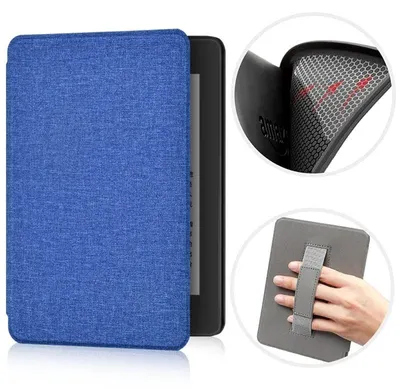 Obrázek produktu pro Pouzdro z TPU pro 6,8palcový Kindle Paperwhite s popruhem a magnetickým zapínáním