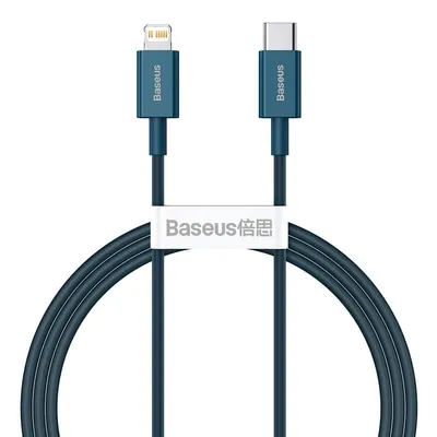 Obrázok produktu pre Kabel Baseus Superior Series, USB-C na Lightning, 20W, PD, 1m, čierny