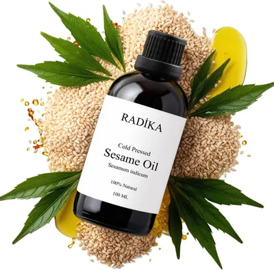 Produktbild von Sesamöl, Kaltgepresst, 100% Rein, BIO, natürlich, 100 ml