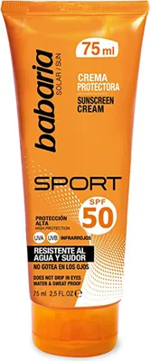 Produktbild von Babaria Sport Sun Cream Spf50 75ml