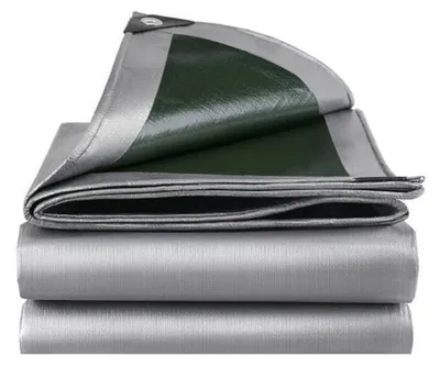 Immagine prodotto di Telo impermeabile, resistente, 180 g/m², 2m x 4m, colore verde militare, in polietilene (PE), resistente al gelo, con protezione UV