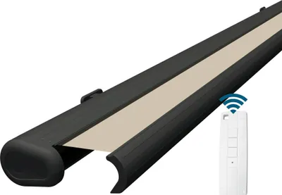 Produktbild von Eclipse Premium elektrische Vollkassettenmarkise 2x1,5m mit Anthrazit Gehäuse