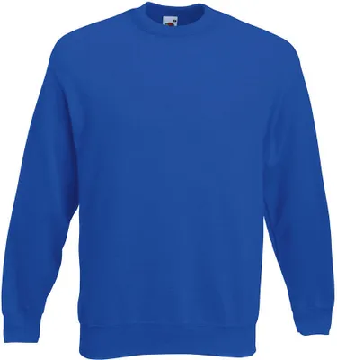 Produktbild von Fruit of the Loom 62-154-0 | Herren Premium Set-In-Sweat - Farbe: Royal Blue - Größe: XXL