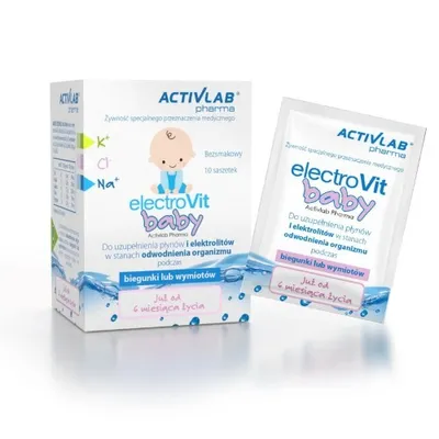 Productafbeelding van Activlab Pharma ElectroVit Baby PURE, 10 x 4,35 g, neutraal, orale rehydratatielopeling