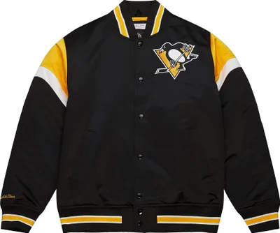 Produktbild von M&N Heavyweight Satin Jacke NHL Pittsburgh Penguins - XL