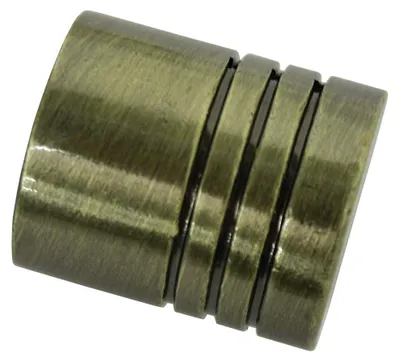 Produktbild von Endstück Zylinder für Ø 16 mm Messing-antik 2,6