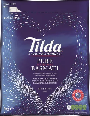 Produktbild von TILDA Pure Basmati 5kg Basmati Reis Basmatireis Pure Original Basmati
