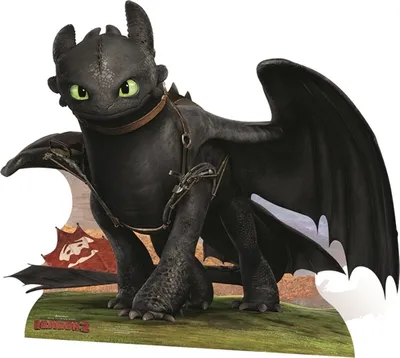 Produktbild von Pappfigur Ohnezahn Dragons Höhe 61 cm