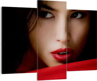 Produktbild von Bild auf Leinwand - Leinwandbild - Schönheit brünette eleganc mädchen - 130x100cm - Wand Bild - Wanddeko - Leinwanddruck - Bilder - Kunstdruck - Leinwand bilder - Wandkunst - CB130x100-2182