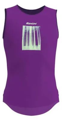 Immagine prodotto di Santini Liege Bastogne Baselayer senza maniche Viola M Uomo Viola M