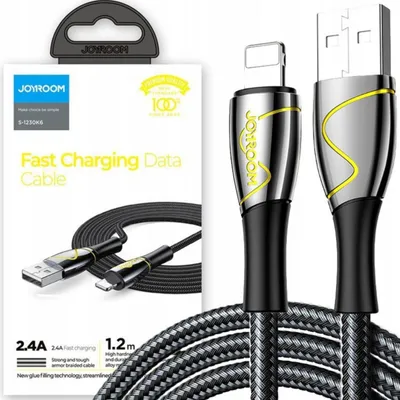 Immagine prodotto di Cavo Usb Do Lightning Joyroom S-2030K6 2.4A 2M (Czarny)