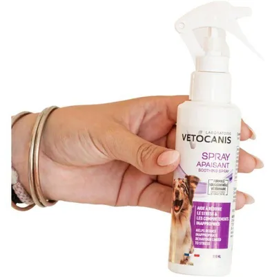 Zdjęcie produktu dla Spray łagodzący – VETOCANIS – dla psów – 100 ml – przeciwstresowy – do codziennego stosowania