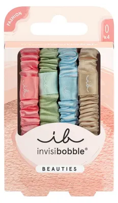 Zdjęcie produktu dla Invisibobble Beauties Satin Sorbet, 4 szt.