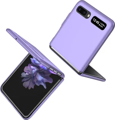 Obrázek produktu pro Samsung Galaxy Z Flip Pouzdro, tenké tvrdý PC odolné proti poškrábání pouzdro pro Samsung Galaxy Z Flip 5G Fialová