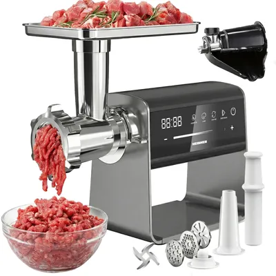 Zdjęcie produktu dla Heinner HMG-DIS2500, 2500 W, Czarny, Stal nierdzewna, 2,5 kg/min, Stal nierdzewna, Stal nierdzewna, 2500 W