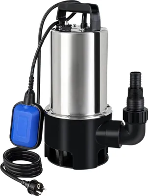 Obrázok produktu pre Ponorné čerpadlá - Elektrické ponorné čerpadlo na odpadovú vodu - 1100 W - 16 500 l/h - Nerezová oceľ - Zelená