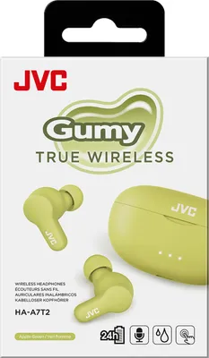 Obrázok produktu pre JVC HA-A7T2, True Wireless Stereo (TWS), 20 - 20000 Hz, Hovor / hudba, 8,4 g, Slúchadlá s mikrofónom, Zelená