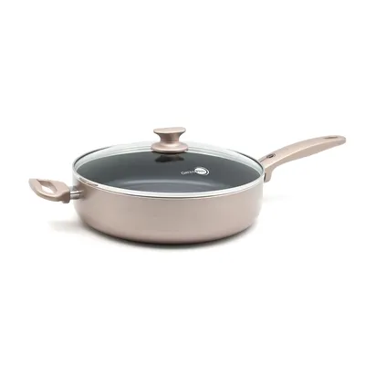 Produktbild von Greenpan Cambridge Bronze Sautepan 28 CM Sauteuse inkl. Deckel, Sauteuse inkl. Deckel, 28 cm Durchmesser, Induktionsherd-geeignet, Antihaftbeschichtung