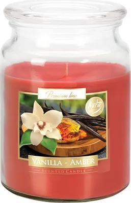 Image de Nohel Garden Bougie dans un verre VANILLE-AMBRE parfumée 500 g