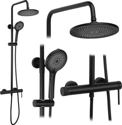 Zdjęcie produktu dla Zestaw Natryskowy Rea Js-H7023B Black