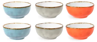 Obrázok produktu pre H&h sada 6 rôznych toskánskych misiek 15 cm