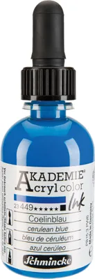 Produktbild von Schmincke Akademie Acryl color Ink 50ml Coelinblau 23449024