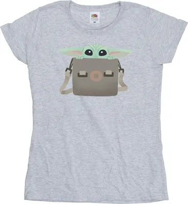 Produktbild von Star Wars - "The Mandalorian" T-Shirt für Damen BI43448 (M) (Grau)