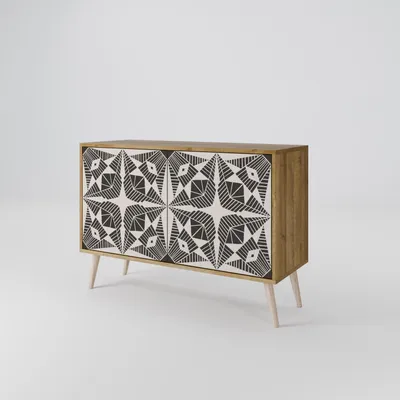 Immagine prodotto di Cassettiera Spacerebels a 2 ante - credenza cassettiera - credenza alta - mobile guardaroba - soggiorno camera da letto - 57,5×111×42 (HxLxP)