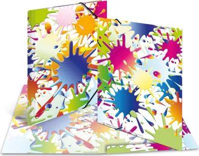 Produktbild von Kinder A3-Mappen aus Karton mit Elastik und Binnenflappen