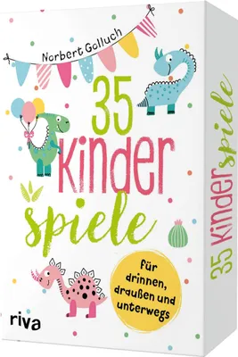 Produktbild von 35 Kinderspiele für drinnen, draußen und unterwegs