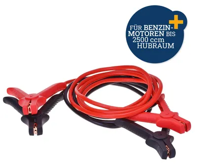 Produktbild von Starthilfekabel 16mm² 200 Ampere Benzin Motoren bis 2500ccm Hubraum Autozubehör Werkstatt Panne Filmer 36615