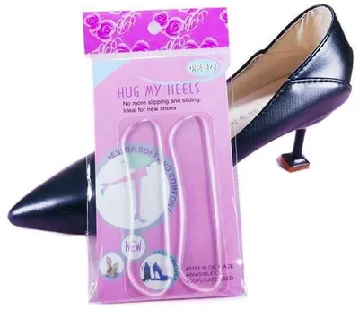 Image de Protection en silicone pour le talon - Protège-talons autocollants - Protection en silicone pour le talon - 1 paire - Taille unique - Transparent - Pour les douleurs au talon - CHPN