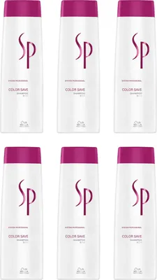 Produktbild von Wella SP Color Save 6 x 250 ml Shampoo Set