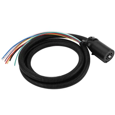 Obrázok produktu pre Drôtová zástrčka prívesu, kábel prívesu, 7-cestná zástrčka prívesu, konektor prívesu, zväzok drôtov prívesu