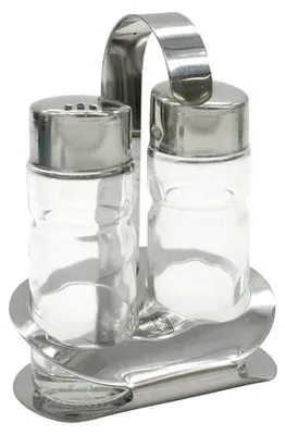 Imagen del producto de METRO PROFESSIONAL, molinillo de especias, diámetro 3,3 x 11,5 cm, capacidad 42 ml, vidrio, color plateado